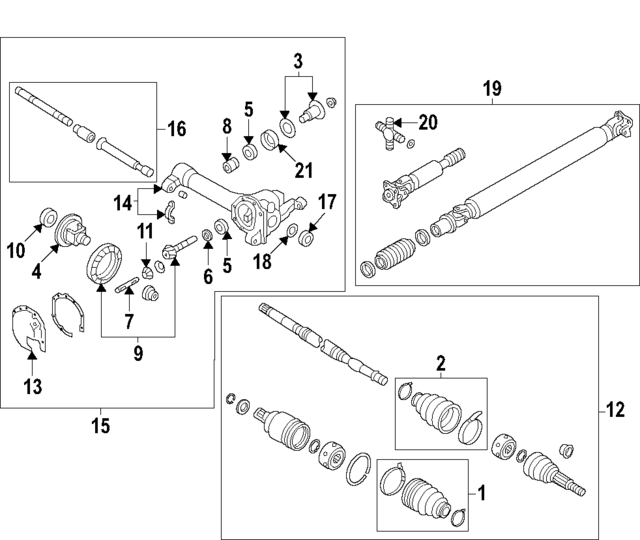 38342EA000 - : Drive Axle Shaft Seal for Nissan Image