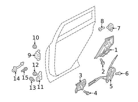 Rear Door for 2014 Nissan Juke #2