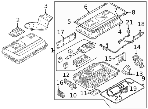 Battery for 2024 Kia Sorento #0
