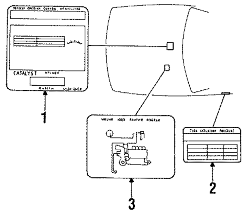 Labels for 1994 Hyundai Scoupe #0