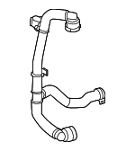 2435000900 - Cooling System: Hose for Mercedes-Benz Image