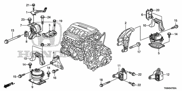 Engine Mounts for 2011 Honda Odyssey #0