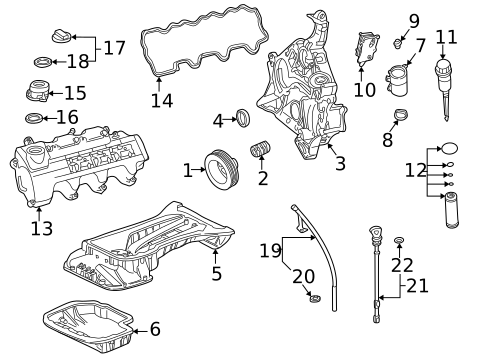 Engine Parts for 2001 Mercedes-Benz ML320 #0