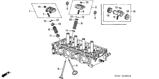 Valve - Rocker Arm for 2005 Honda Civic #0