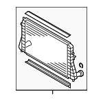 1K0145803CD - Cooling System: Inter-cooler for Volkswagen Image