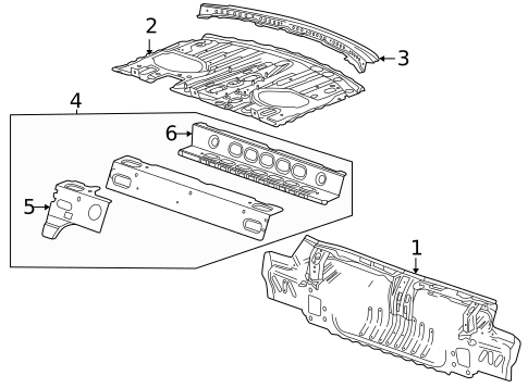 Rear Body for 2025 Cadillac CT5 #0