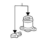 4D0827573 - Body: Lock Cylinder for Audi: A6, A6 Quattro, A8, A8 Quattro, S8 Image
