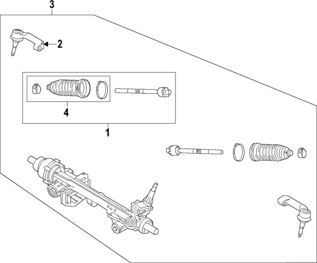 STE1085 - : Motorcraft™ Rack And Pinion Assembly for Ford Image