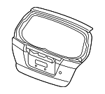 68100SLNA81ZZ - Body: Lift Gate for Honda: Fit Image