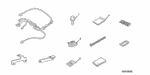934030601607 - Accessory Components: BOLT-WASHER (6X16) for Honda Image