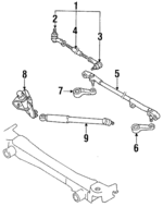 8973159320 - : Pitman Arm for Honda: Passport Image