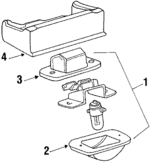 251943021A - Electrical: License Lamp for Volkswagen Image