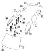 Shipping Assembly - 30 Lite Glass Windshield