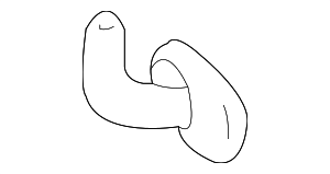YF1Z54502C52A - Body: Hose for Ford Image