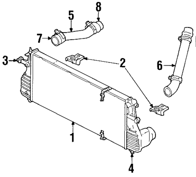 52028724AG - Cooling System: Inter-cooler for Mopar Image