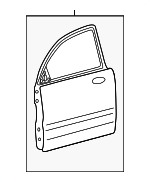 760042T000 - Body: Door Shell for Kia: Optima Image