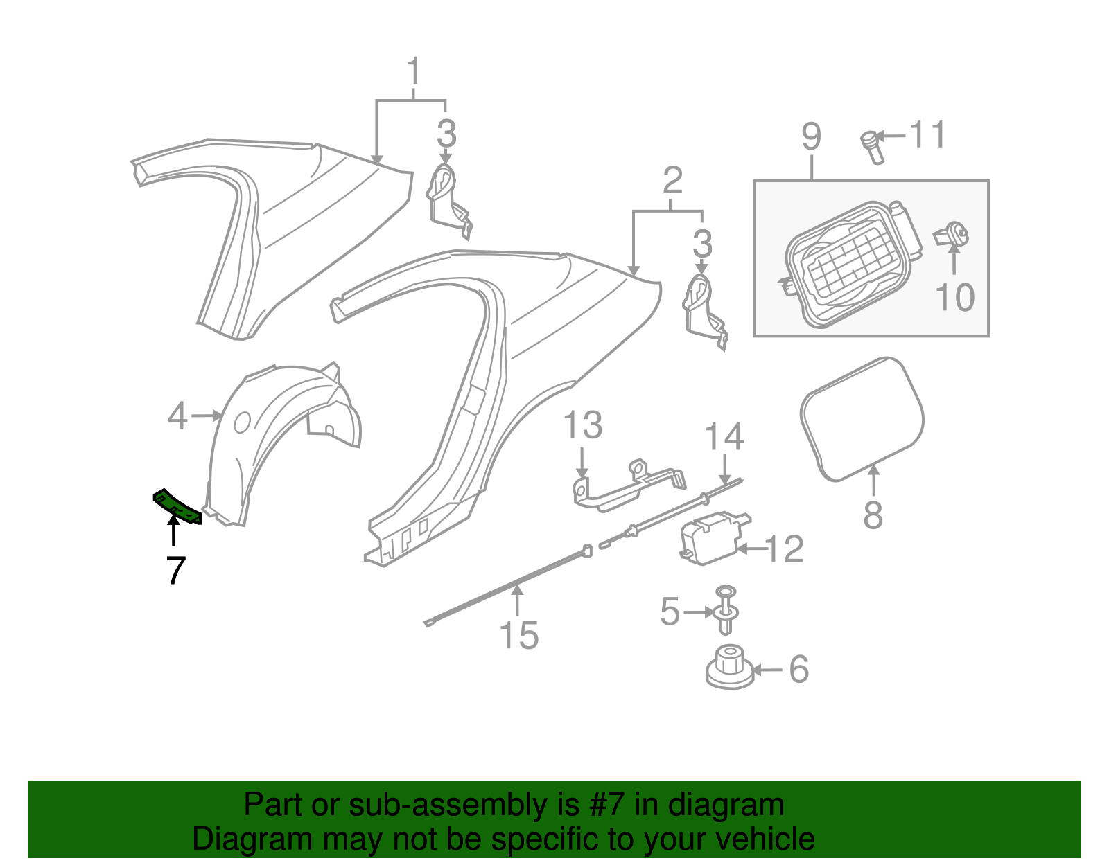 Deflector - BMW (51717041626)