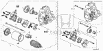 312015G0A02 - Engine: COVER SET, GEAR for Honda Image
