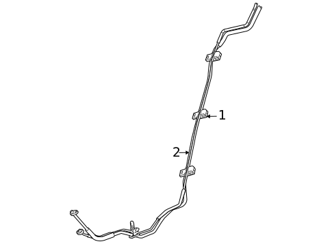 Rear AC Lines for 2018 Lincoln MKT #0