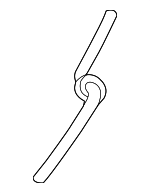 C2S21491 - Body: Drain Hose for Jaguar Image