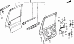 75760SB2003 - Body/Air Conditioning: PIN, DOOR CHECKER for Honda Image