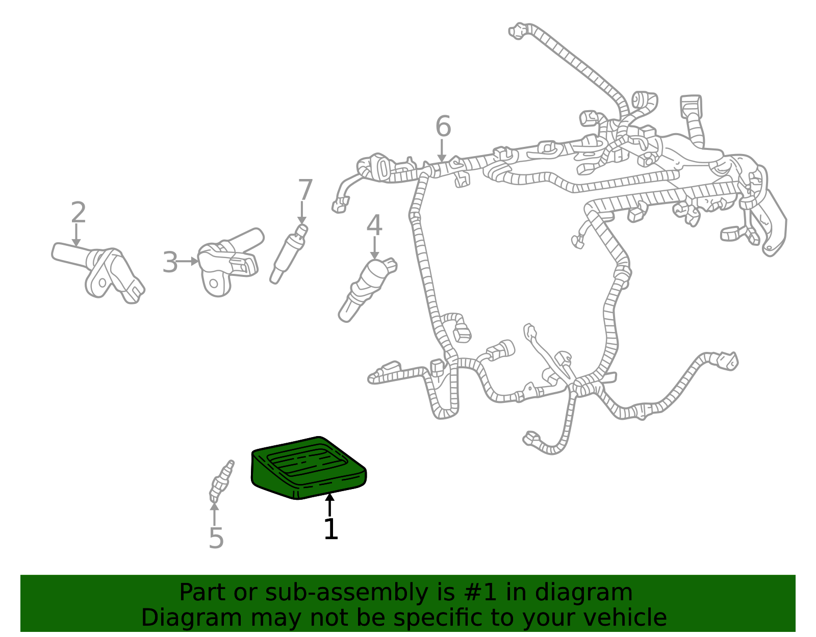 1W6Z-14B205-AA - 2002 Ford Thunderbird Front Lighting Control Module ...