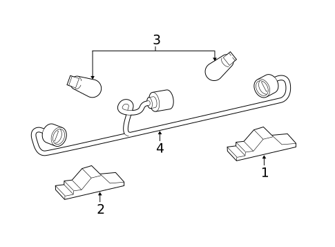 License Lamps for 2015 Jeep Cherokee #0
