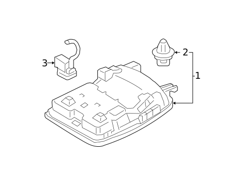 Overhead Console for 2021 Toyota Avalon #0