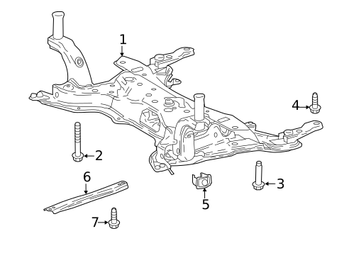 Suspension Mounting for 2019 Lexus UX200 #0