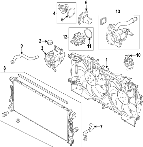 Cooling System for 2025 Ford Ranger #0