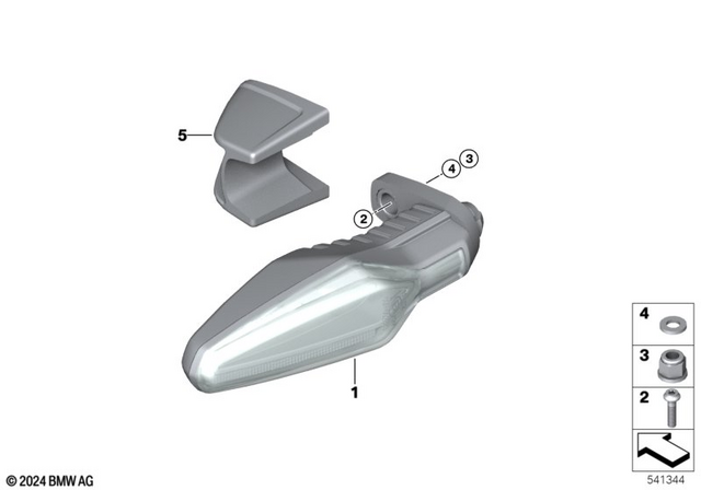 63238525529 - : Multifunctional Turn Signal Lamp for BMW-Motorrad Image