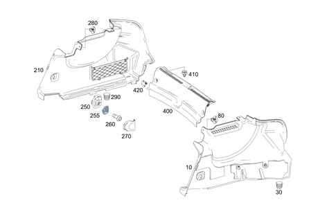 Luggage Compartment Covering for 2022 Mercedes-Benz A 220 #0