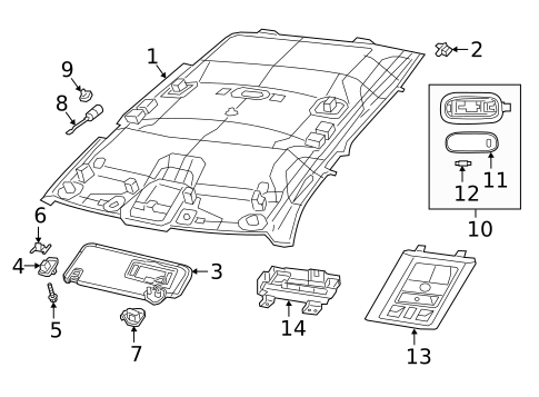 Interior Trim - Cab for 2022 Ram 3500 #3
