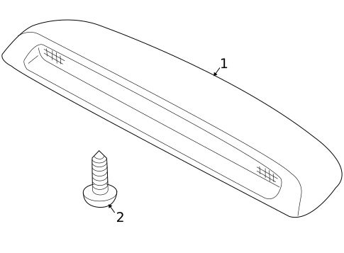 High Mounted Stop Lamp for 2005 Kia Amanti #0