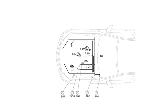 Body-Side Engine Wiring Harness for 2013 Mercedes-Benz C250 #0