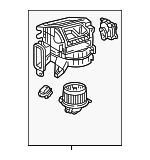 8713035171 - HVAC: Blower Motor for Toyota Image