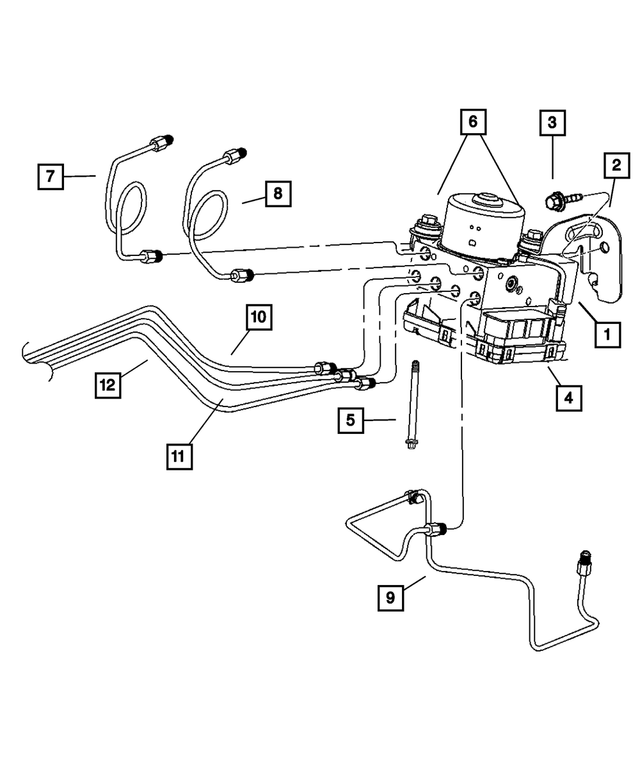 6102150AA - Service Brakes: Tapping Screw for Mopar Image