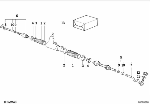 Steering System Connectors for 1995 BMW 318is #0