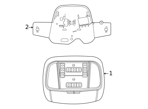 Overhead Console for 2023 Dodge Durango #0