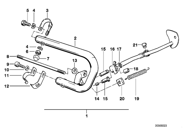 46711451426 - : Safety Bar, Left - Cr for BMW-Motorrad Image