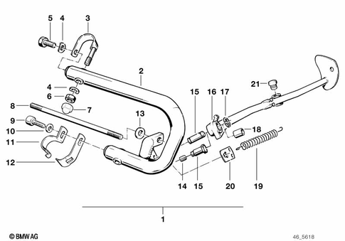 Safety Bar for 1993 BMW-Motorrad R 100 GS #0