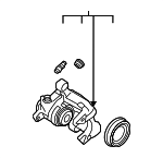 26292FN07B - : Disc Brake Caliper for Subaru: Crosstrek Image