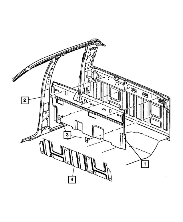 55350923AI - Interior Trim: Panel Inner Silencer for Mopar Image image