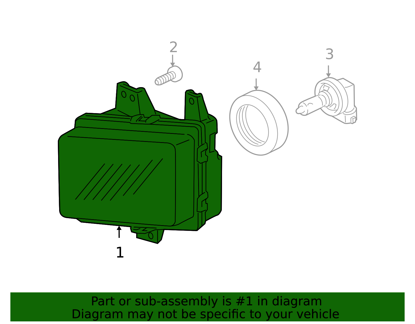 JP Auto Wholesale Driving Light Set For 2009-2014 Honda Ridgeline – Driver & Passenger Side (Pair)