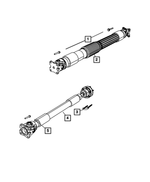 6508921AA - Propeller Shafts and U-Joints: Hex Head Bolt, Mounting for Mopar Image