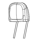 5VE19SA5AA - Body: Headrest, Outer for Mopar Image
