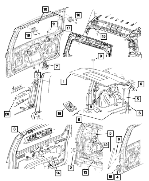 Lift and Tail gates for 2008 Jeep Liberty #0