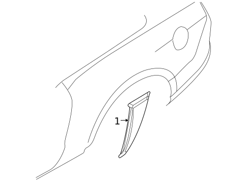 Exterior Trim - Quarter Panel for 2012 Ford Mustang #0