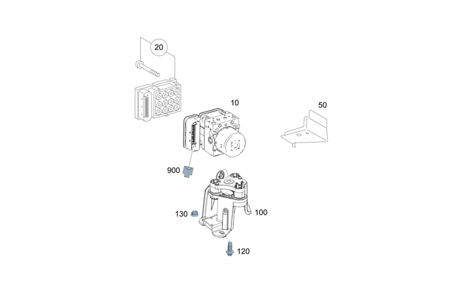 2124310400 - Brakes: Hydraulic Unit for Mercedes-Benz: CLS400, CLS550, E550 Image image