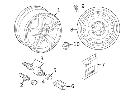 Wheels for 2023 Audi SQ5 Sportback #1